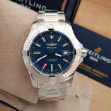 Breitling Avenger Automatic 43mm Blue Dial Silver Steel Strap Watch for Men - A17318101C1A1 Buy Now By Breitling