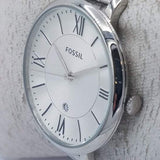 Fossil Jacqueline White Dial Silver Steel Strap Watch for Women - ES3698 Buy Now By Fossil