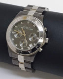 Marc Jacobs Blade Chronograph Black Dial Two Tone Steel Strap Watch for Women - MBM3179 Buy Now By Marc Jacobs
