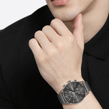 Hugo Boss Associate Black Dial Black Mesh Bracelet Watch for Men - 1513769 Buy Now By Hugo Boss