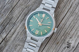 Tag Heuer Carrera Date Automatic 18K Green Dial Silver Steel Strap Watch for Women - WBN2312.BA0001 Buy Now By Tag Heuer