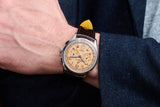 Breitling Premier B01 Chronograph 42 Beige Dial Brown Leather Strap Watch for Men - AB0145331K1P1 Buy Now By Breitling