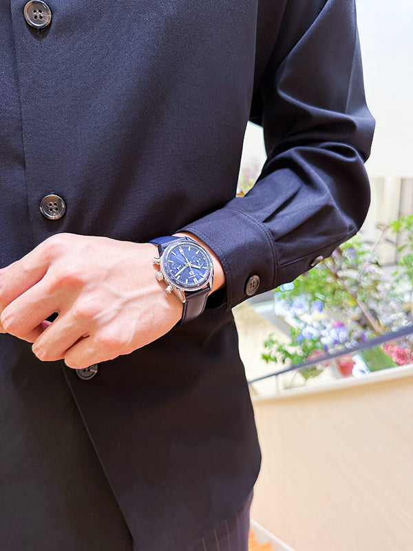 Tag Heuer Carrera Chronograph Blue Dial Blue Leather Strap Watch for Men - CBS2212.FC6535 Buy Now By Tag Heuer