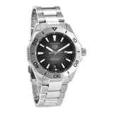 Tag Heuer Aquaracer Professional 200 Automatic Black Dial Silver Steel Strap Watch for Men - WBP2110.BA0627 Buy Now By Tag Heuer