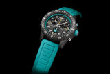 Breitling Endurance Pro Ironman 70.3 World Championship Grey Dial Turquoise Rubber Strap Watch for Men - X823105C1M1S1 Buy Now By Breitling