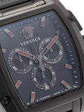 Versace Dominus Chronograph Quartz Black Dial Black Steel Strap Watch For Men - VE6H00623 Buy Now By Versace