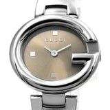 Gucci Guccissima Quartz Diamonds Brown Dial Silver Steel Strap Watch For Women - YA134503 Buy Now By Gucci