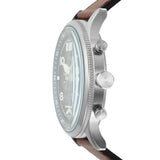Fossil Retro Pilot Chronograph Blue Dial Brown Leather Strap Watch for Men - FS5832 Buy Now By Fossil