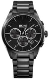 Hugo Boss Onyx Black Dial Black Steel Strap Watch for Men - 1513365 Buy Now By Hugo Boss