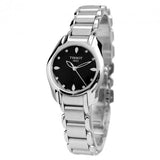 Tissot T Wave Black Dial Two Tone Steel Strap Watch For Women - T023.210.11.056.00 Buy Now By Tissot
