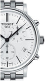 Tissot Carson Premium White Dial Silver Steel Strap Watch For Men - T122.417.11.011.00 Buy Now By Tissot
