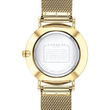 Coach Perry White Dial Gold Mesh Bracelet Watch for Women - 14503125 Buy Now By Coach