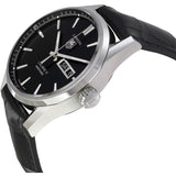 Tag Heuer Carrera Automatic 41mm Black Dial Black Leather Strap Watch for Men - WAR201A.FC6266 Buy Now By Tag Heuer
