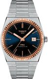 Tissot PRX Powermatic 80 Automatic 18K Gold Blue Dial Silver Steel Strap Watch for Men - T931.407.41.041.00 Buy Now By Tissot