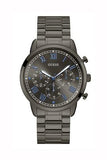 Guess Hendrix Chronograph Gunmetal Dial Gunmetal Steel Strap Watch for Men - W1309G3 Buy Now By Guess