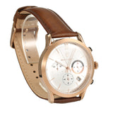 Maserati Ricordo Chronograph Silver Dial Brown Leather Strap Watch For Men - R8871633002 Buy Now By Maserati