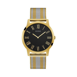 Guess Richmond Quartz Black Dial Two Tone Mesh Bracelet Watch For Women - W1179G2 Buy Now By Guess