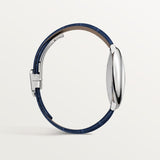 Cartier Ballon Bleu De Cartier Blue Dial Blue Leather Strap Watch for Men - WSBB0027 Buy Now By Cartier