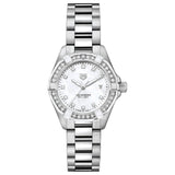Tag Heuer Aquaracer Diamonds Mother of Pearl White Dial Silver Steel Strap Watch for Women - WBD131C.BA0748 Buy Now By Tag Heuer
