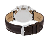 Fossil Neutra Chronograph White Dial Brown Leather Strap Watch for Men - FS5380 Buy Now By Fossil