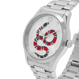 Gucci G Timeless Silver Dial Silver Steel Strap Watch For Women - YA1264076 Buy Now By Gucci