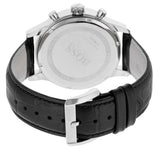 Hugo Boss Casual Chronograph Silver Dial Black Leather Strap Watch For Men - HB1512880 Buy Now By Hugo Boss