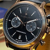 Maserati Legend Chronograph Black Dial Black Leather Strap Watch For Men - R8871638001 Buy Now By Maserati