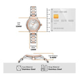 Emporio Armani Mia Three-Hand Analog Crystal Silver Dial Two Tone Steel Strap Watch For Women - AR11643 Buy Now By Emporio Armani