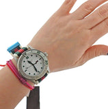 Gucci G Timeless White Dial Two Tone Nylon Strap Watch For Men - YA126231 Buy Now By Gucci