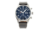 IWC Pilot’s Watch Chronograph Edition “Le Petit Prince” Blue Dial Brown Leather Strap Watch for Men - IW377714 Buy Now By IWC