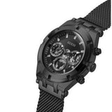 Guess Continental Chronograph Black Dial Black Mesh Strap Watch For Men - GW0582G3 Buy Now By Guess
