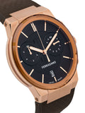 Salvatore Ferragamo Sapphire Chrono Brown Dial Brown Rubber Strap Watch for Men - SFME01023 Buy Now By Salvatore Ferragamo
