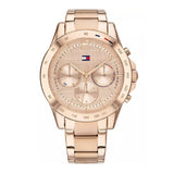 Tommy Hilfiger Haven Chronograph Rose Gold Dial Rose Gold Steel Strap Watch For Women - 1782197 Buy Now By Tommy Hilfiger