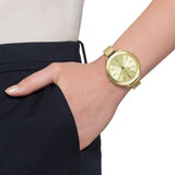 Michael Kors Slim Runway Champagne Dial Gold Mesh Bracelet Watch for Women - MK3282 Buy Now By Michael Kors