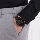 Armani Exchange Outerbanks Chronograph Black Dial Brown Leather Strap Watch For Men - AX1732 Buy Now By Armani Exchange