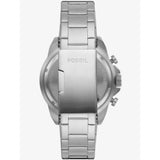 Fossil Bronson Chronograph Red Dial Silver Steel Strap Watch for Men - FS5878 Buy Now By Fossil