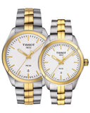 Tissot T Classic PR 100 White Dial Two Tone Steel Strap Watch for Men - T101.410.22.031.00 Buy Now By Tissot