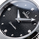 Omega Seamaster Aqua Terra Quartz Diamond Black Dial Silver Steel Strap Watch for Women - 220.10.28.60.51.001 Buy Now By Omega