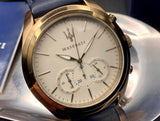 Maserati Traguardo Chronograph Grey Dial Leather Strap Men's Watch - R8871612016 Buy Now By Maserati