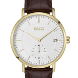 Hugo Boss Corporal White Dial Brown Leather Strap Watch for Men - 1513640 Buy Now By Hugo Boss