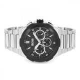 Hugo Boss Supernova Chronograph Black Dial Silver Steel Strap Watch for Men - 1513359 Buy Now By Hugo Boss