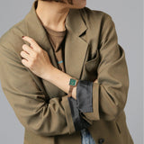 Daniel Wellington Quadro Studio Green Dial Rose Gold Mesh Strap Watch For Women - DW00100520 Buy Now By Daniel Wellington