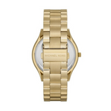 Michael Kors Slim Runway Gold Dial Gold Steel Strap Watch for Women - MK3590 Buy Now By Michael Kors