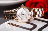 Tissot T Wave T Lady Mother of Pearl Dial Rose Gold Steel Strap Watch For Women - T112.210.33.111.00 Buy Now By Tissot