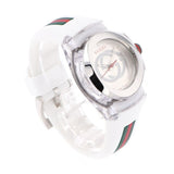 Gucci Sync Quartz White Dial White Rubber Strap Unisex Watch - YA137302 Buy Now By Gucci