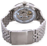 Fossil Townsman Automatic Skeleton Blue Dial Silver Steel Strap Watch for Men - ME3073 Buy Now By Fossil
