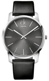 Calvin Klein City Black Dial Black Leather Strap Watch for Men - K2G21107 Buy Now By Calvin Klein