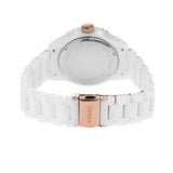 Fossil FB-01 Analog White Dial White Ceramic Strap Watch for Women - CE1107 Buy Now By Fossil