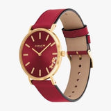 Coach Perry Red Dial Red Leather Strap Watch for Women - 14503852 Buy Now By Coach