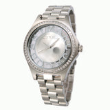 Marc Jacobs Henry Transparent Silver Dial Silver Steel Strap Watch for Women - MBM3337 Buy Now By Marc Jacobs